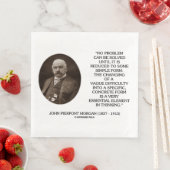 John Pierpont Morgan Er kan geen probleem worden o Servet (Insitu)