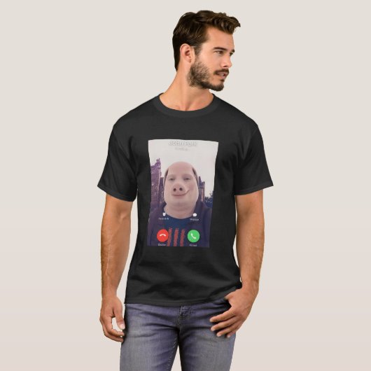 John Pork roept T-Shirt (Voorkant volledig)