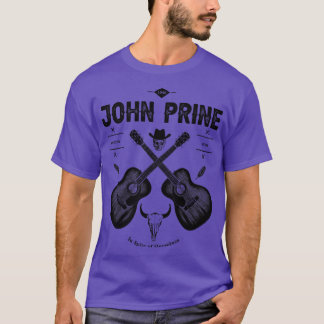 John Prine akoestische gitaar Logo T-shirt
