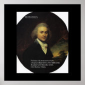 John Q Adams "Patience" Wisdom Quote Posters (Voorkant)