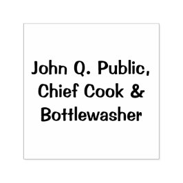 John Q. Publiek, Aanpasbaar aan Elke Naam of Tekst Zelfinktende Stempel