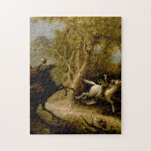 John Quidor Legend of Sleepy Hollow Headless Horse Legpuzzel (Verticaal)