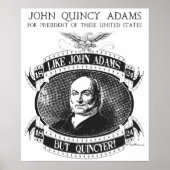 John Quincy Adams 1824 Campaign Poster (Voorkant)