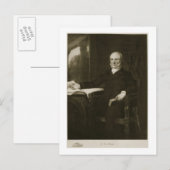 John Quincy Adams, 6e President van de Verenigde S Briefkaart (Voorkant / Achterkant)