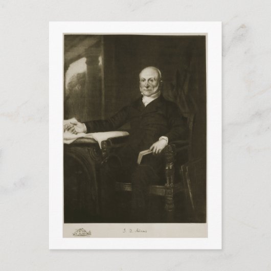 John Quincy Adams, 6e President van de Verenigde S Briefkaart (Voorkant)