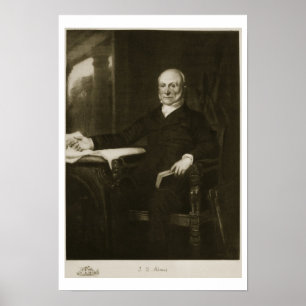 John Quincy Adams, 6e President van de Verenigde S Poster