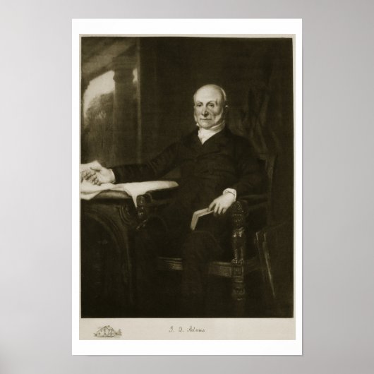 John Quincy Adams, 6e President van de Verenigde S Poster (Voorkant)