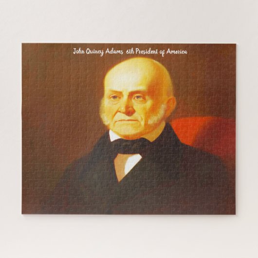 John Quincy Adams 6th President of America. Legpuzzel (Horizontaal)