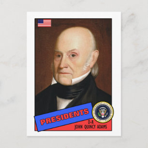 John Quincy Adams Baseball Card Briefkaart