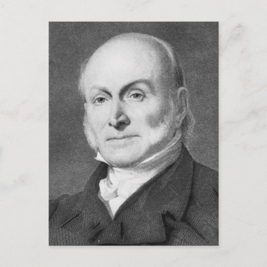 John Quincy Adams Briefkaart (Voorkant)