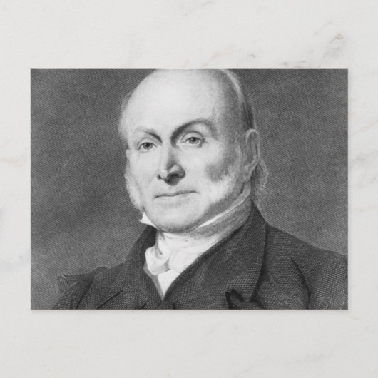 John Quincy Adams Briefkaart (Voorkant)
