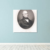 John Quincy Adams Canvas Afdruk (Insitu (Houten vloer))