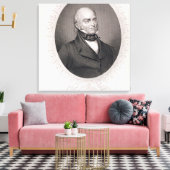 John Quincy Adams Canvas Afdruk (Insitu (Woonkamer))