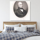 John Quincy Adams Canvas Afdruk (Insitu (Slaapkamer))