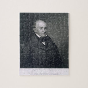 John Quincy Adams, gegraveerd door John Wesley Par Legpuzzel