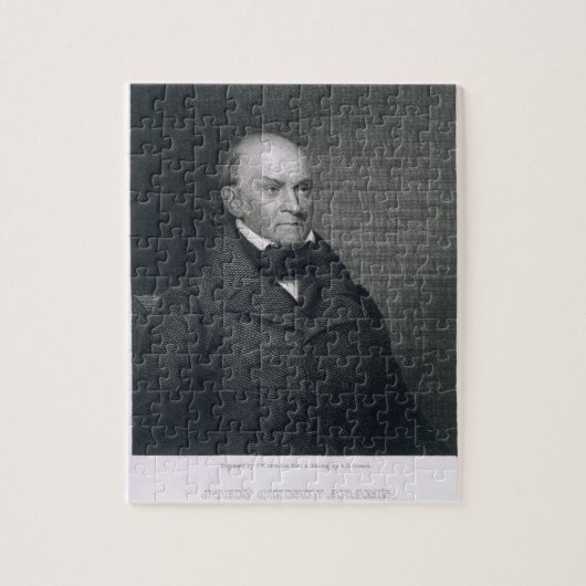 John Quincy Adams, gegraveerd door John Wesley Par Legpuzzel (Verticaal)