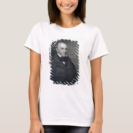 John Quincy Adams, gegraveerd door John Wesley Par T-shirt (Voorkant)