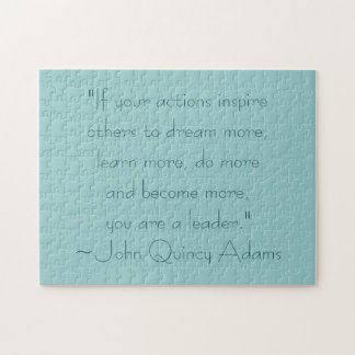 John Quincy Adams Leadership Quote Legpuzzel