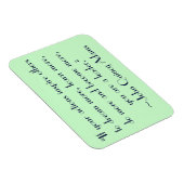 John Quincy Adams Leadership Quote Magneet (Rechterzijde)