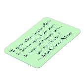 John Quincy Adams Leadership Quote Magneet (Linkerzijde)
