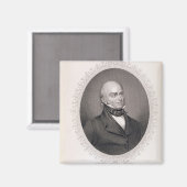 John Quincy Adams Magneet (Voorkant / Achterkant)