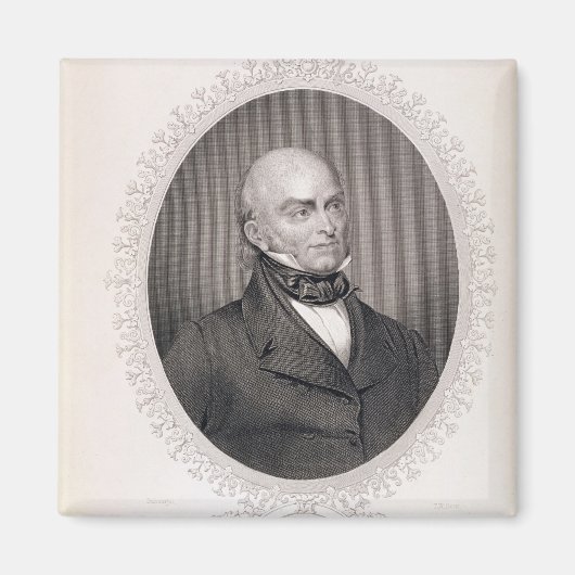 John Quincy Adams Magneet (Voorkant)