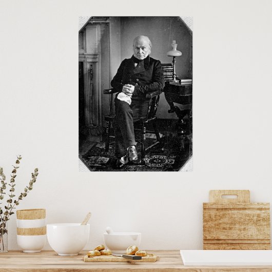 John Quincy Adams Poster (Keuken)