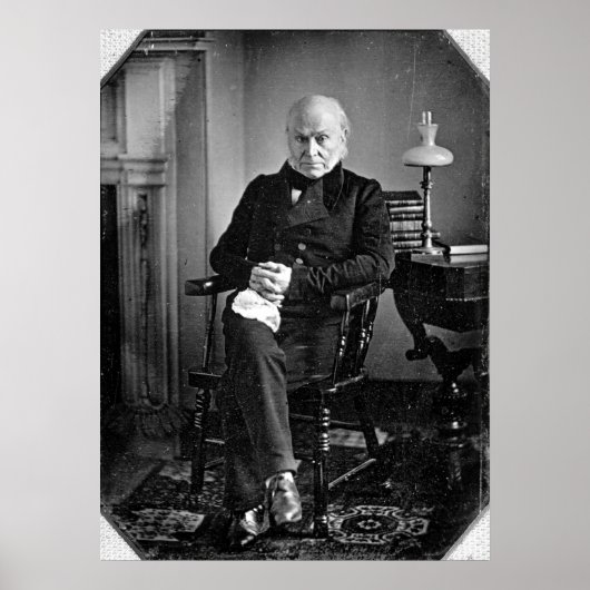 John Quincy Adams Poster (Voorkant)