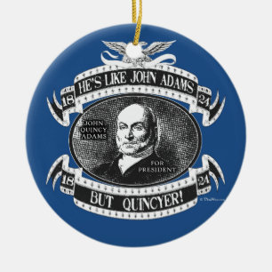 John Quincy Adams Presidentiële campagne Keramisch Ornament