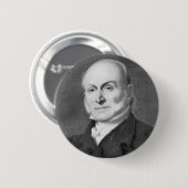John Quincy Adams Ronde Button 5,7 Cm (Voorkant /achterkant)