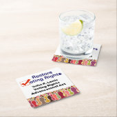 John R. Lewis Stemrecht Vooruitgang Act Kartonnen Onderzetters (Insitu)