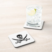 John Rackham (Calico Jack) Pirate Flag Jolly Roger Drankjes Onderzetter (Rechterzijde)
