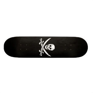 John Rackham (Calico Jack) Pirate Flag Jolly Roger Persoonlijk Skateboard