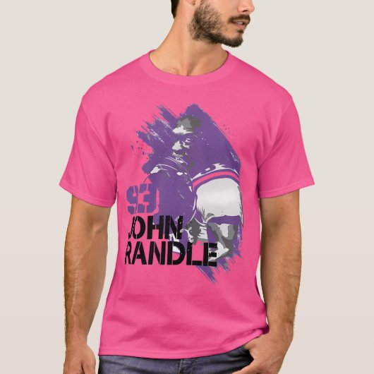 John Randle Minnesota Paint T-shirt (Voorkant)