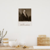 John Randolph (1773-1833) engraved by Thomas B. We Poster (Keuken)