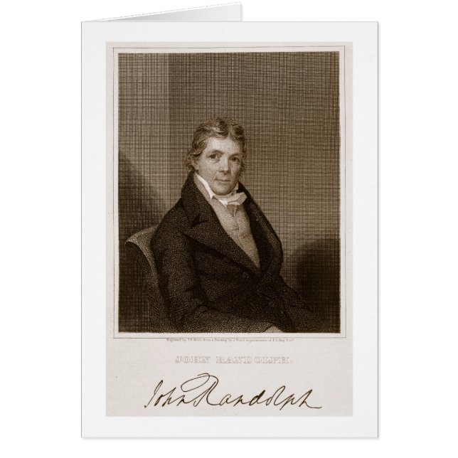 John Randolph (1773-1833), gegraveerd door Thomas  (Voorkant)