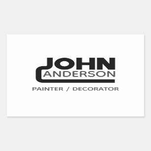 John Rechthoekige Sticker