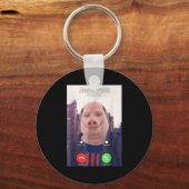 John Rk Is Calling Funny Answer Call Phone Sleutelhanger (Voorkant)