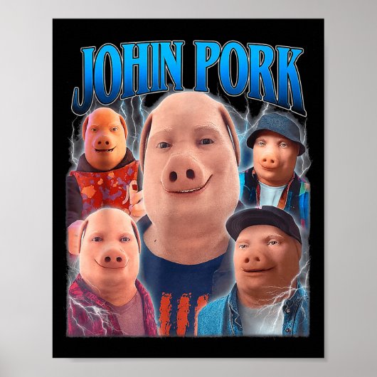 John Rk Meme Humor Men Women  Poster (Voorkant)