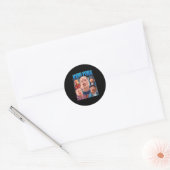 John Rk Meme Humor Men Women Ronde Sticker (Envelop)