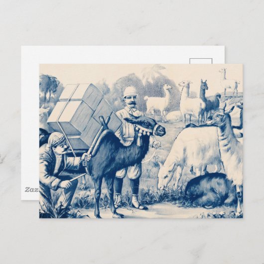  John Robinson Circus-Poster Briefkaart (Voorkant / Achterkant)