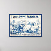 John Robinson Circus-Poster Canvas Afdruk (Voorkant)