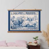  John Robinson Circus-Poster Hangend Wandkleed (Slaapkamer)