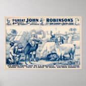 John Robinson Circus-Poster Poster (Voorkant)