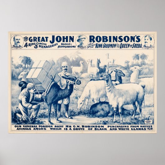  John Robinson Circus-Poster Poster (Voorkant)