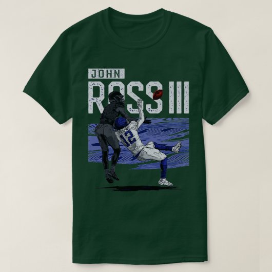 John Ross III New York G Catch T-shirt (Design voorkant)