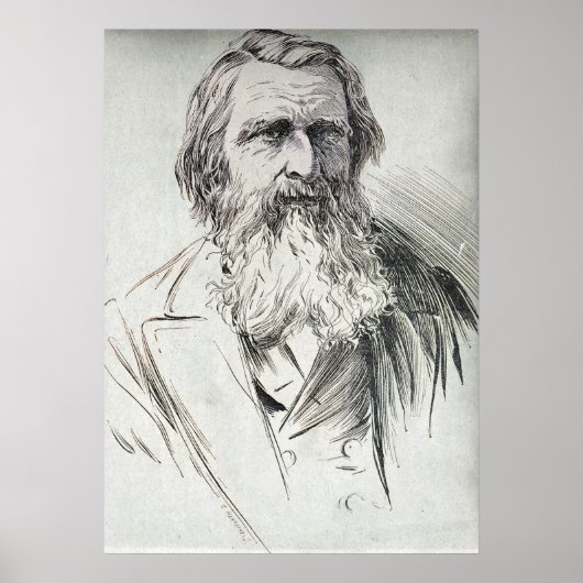 John Ruskin - Auteur Poster (Voorkant)