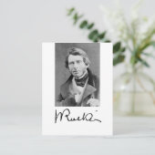 John Ruskin Briefkaart (Staand voorkant)