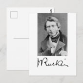 John Ruskin Briefkaart (Voorkant / Achterkant)