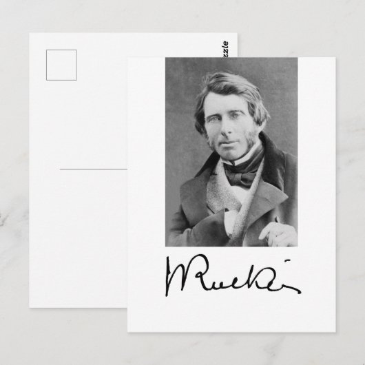John Ruskin Briefkaart (Voorkant / Achterkant)